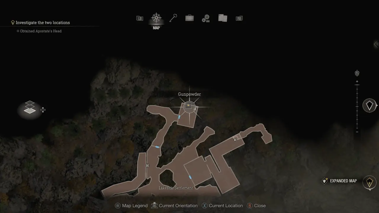 Resident Evil 4 Map of Items is great
